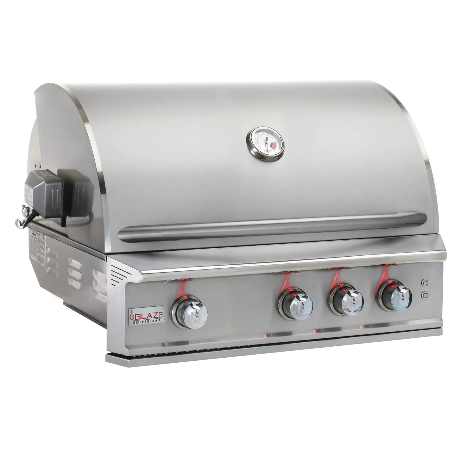 Blaze Professional LUX 34-Inch 3-Burner Built-In Grill With Rear Infrared Burner - BLZ-3PRO-NG/LP