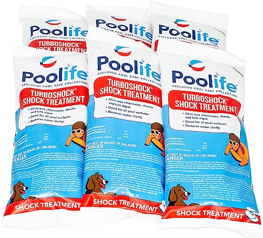 POOLIFE Turbo Shock 1 Lbs Bags (6 pack) - Poolstoreconnect