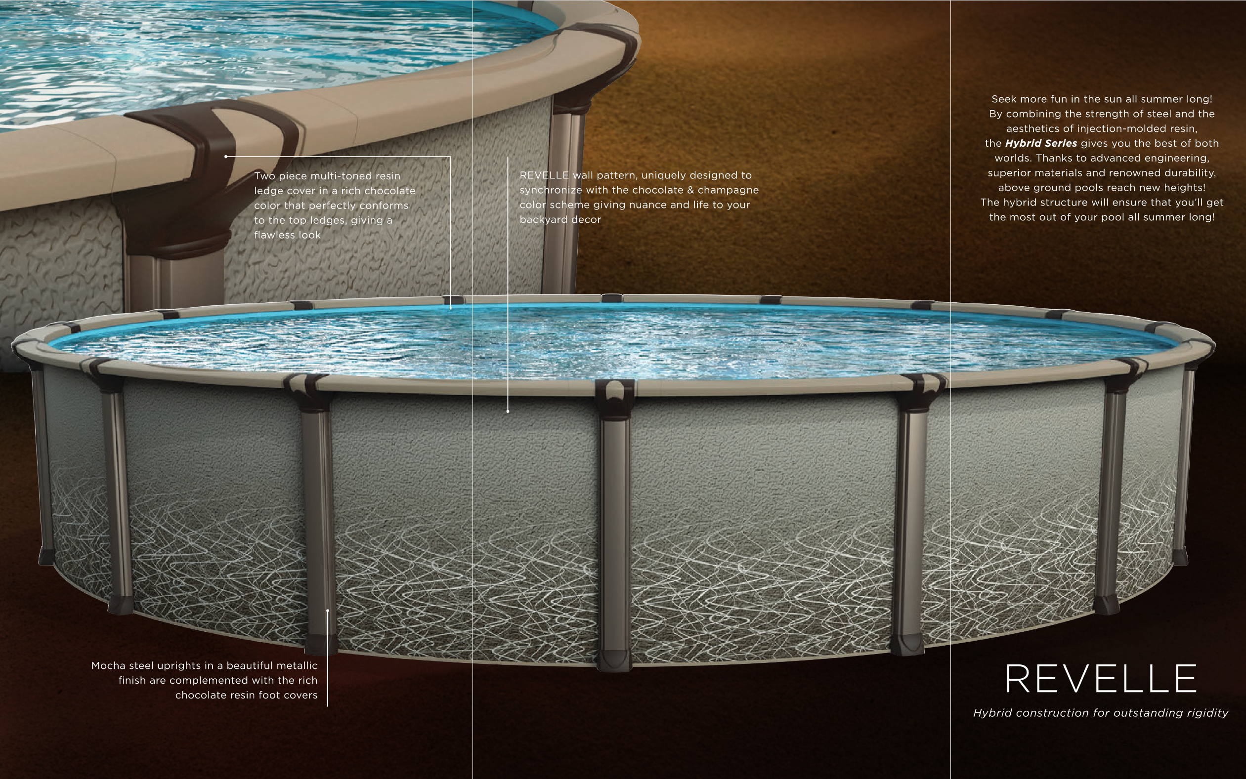 Revelle Hybrid Above Ground Pool - BY IN STORE CONSULTATION ONLY