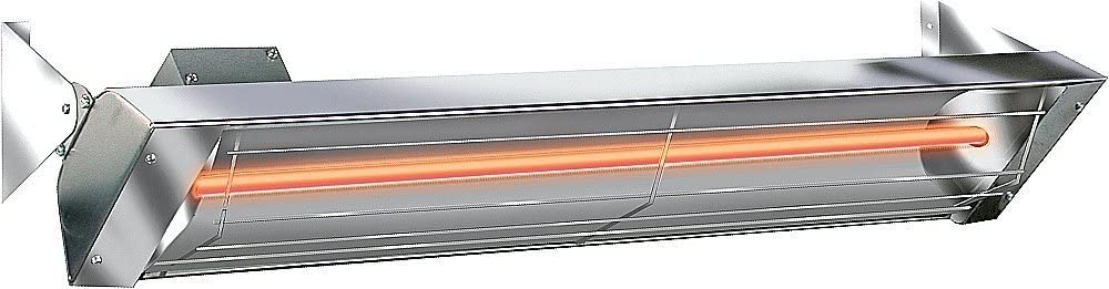 Infratech W3024SS Single Element - 3000 Watt Electric Patio Heater, Choose Finish: Stainless Steel - Poolstoreconnect