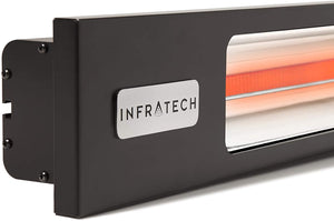 Infratech SL Series Slimline Single Element Anodized Aluminum 63.5" 4000W Matte Black Outdoor Heater - Poolstoreconnect