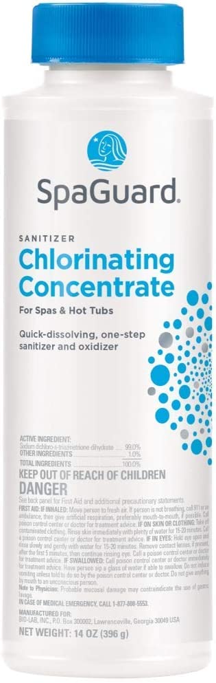 SpaGuard Chlorinating Concentrate 14oz - Poolstoreconnect