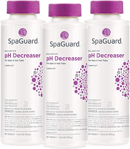 SpaGuard pH Decreaser 22 oz (3 PACK) - Poolstoreconnect