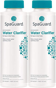 SpaGuard Spa Water Clarifier 1 Pint (2 PACK) - Poolstoreconnect