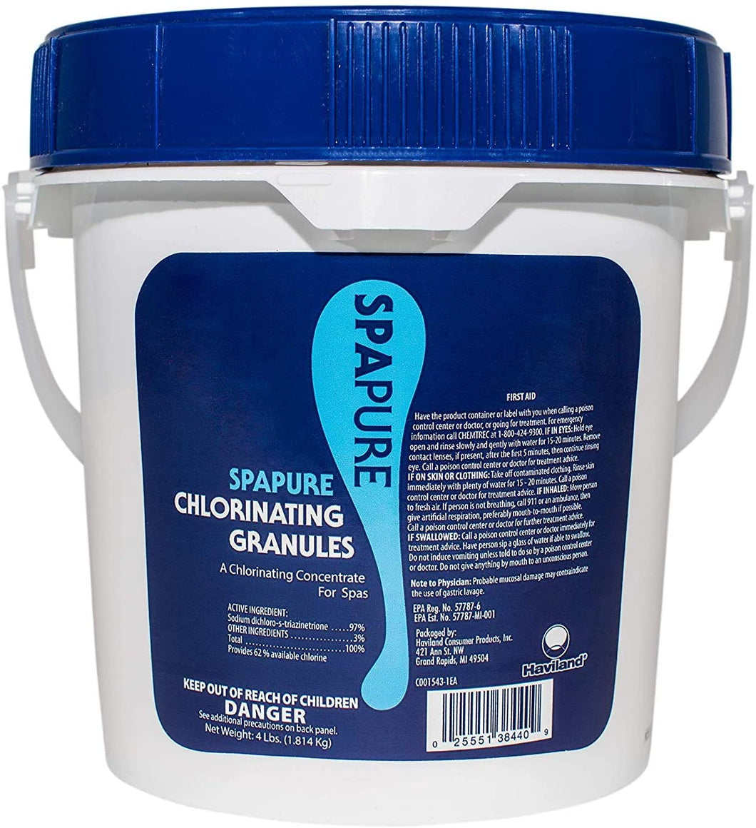 SpaPure Chlorinating Granules 4lb - Poolstoreconnect