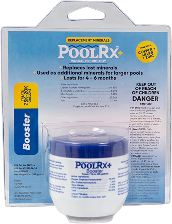 Pool RX + Booster Blue Swimming Pool Algaecide 332001 - Poolstoreconnect
