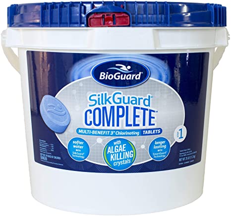 BioGuard SilkGuard Complete 3" Chlorinating Tabs (25 lb) - Poolstoreconnect