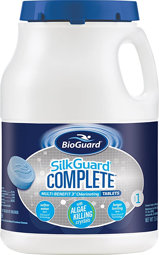 BioGuard SilkGuard Complete 3" Chlorinating Tabs (7.5lb) - Poolstoreconnect