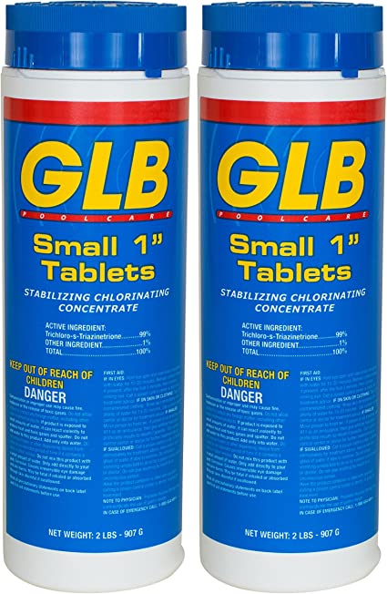GLB 1 Inch Tablets (2 lb) (2 Pack) - Poolstoreconnect