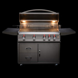 Blaze Professional 44-Inch 4 Burner Built-In Gas Grill With Rear Infrared Burner (BLZ-4PRO-LP/NG) - Poolstoreconnect