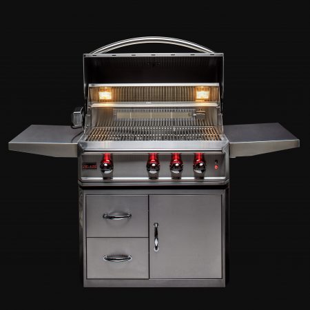 Blaze Professional LUX 34-Inch 3 Burner Built-In Gas Grill W/ Rear Infrared Burner (BLZ-3PRO-LP/NG) - Poolstoreconnect