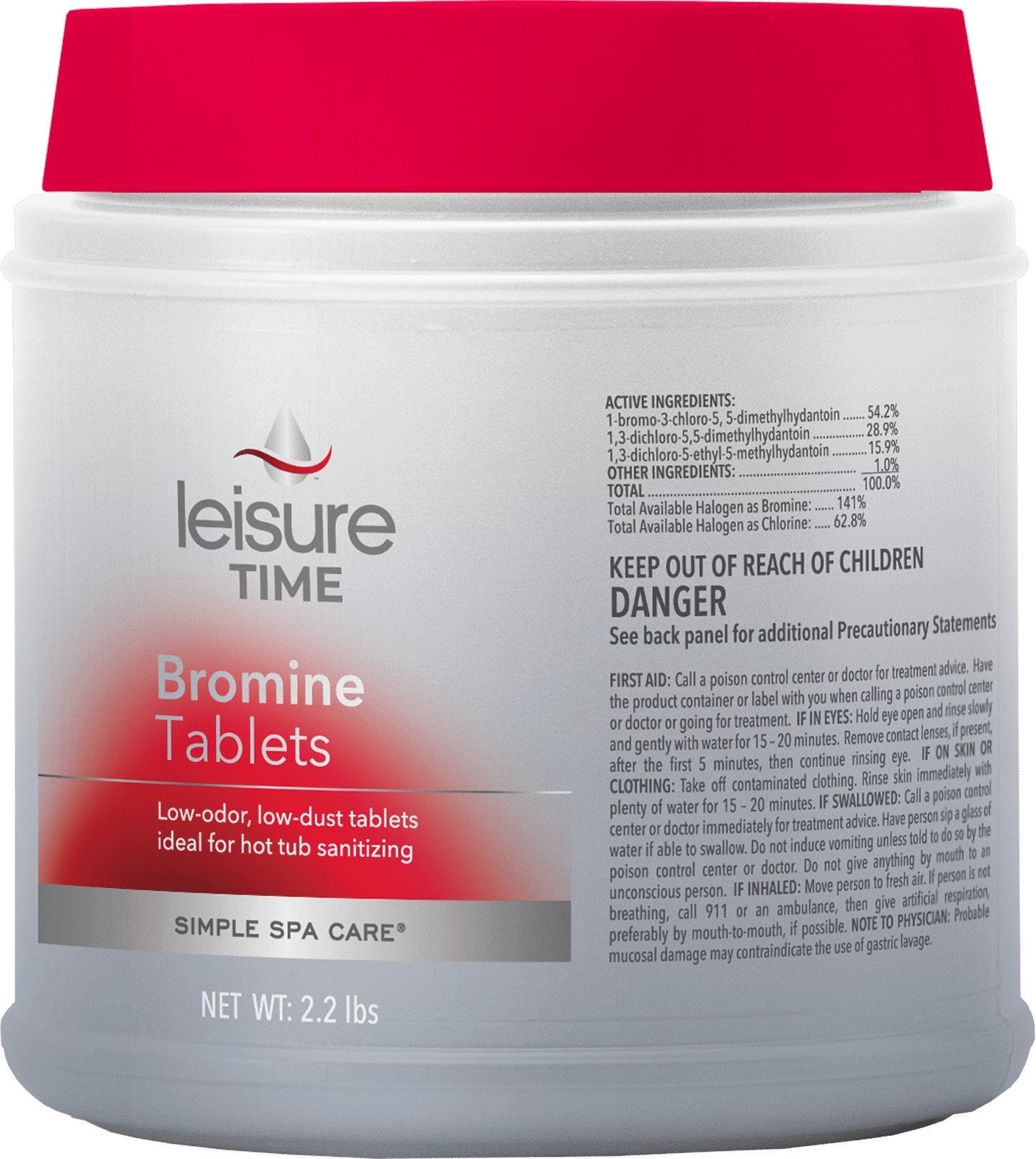 Leisure Time Bromine Tabs 2.2lb - Poolstoreconnect