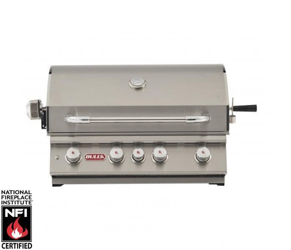 Bull Angus 30-Inch 4 Burner Built In Gas Grill - 47629 NG - Poolstoreconnect