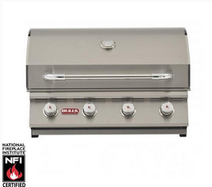 Bull Grill Outlaw Select 4-Burner 30" Stainless Steel Grill NG - Poolstoreconnect