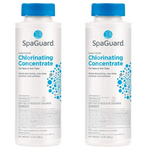 SpaGuard Chlorinating Concentrate 14oz (2 PACK) - Poolstoreconnect